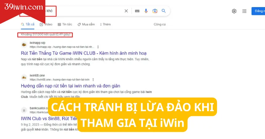 Cách tránh bị lừa đảo khi tham gia tại iWin