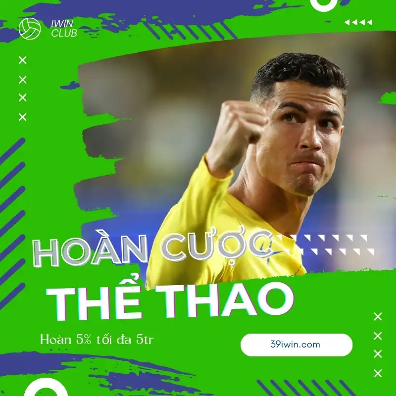 banner hoàn trả thể thao iWin Club